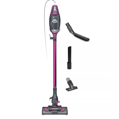 Shark HV371 Rocket Pro DLX Corded Stick, Removable Hand Vacuum, Advanced Swivel Steering, XL Cup, Crevice Tool, Upholstery Tool & Anti-Allergen Dust Brush, Fuchsia, Capacity | Amazon (US)