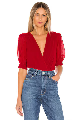House of Harlow 1960 x REVOLVE Nora Bodysuit in Red from Revolve.com | Revolve Clothing (Global)