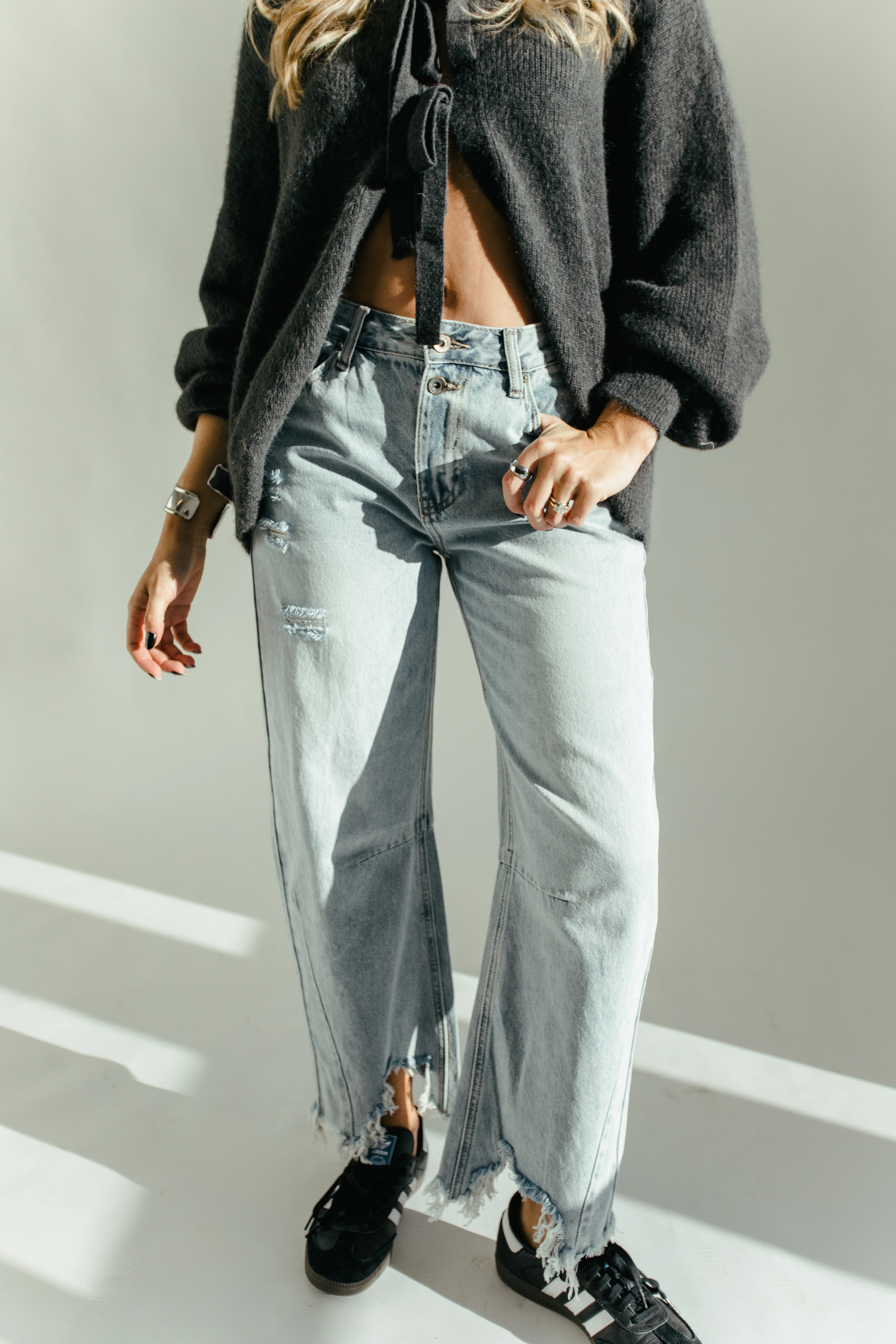 Libby Horseshoe Jean - Denim | THELIFESTYLEDCO