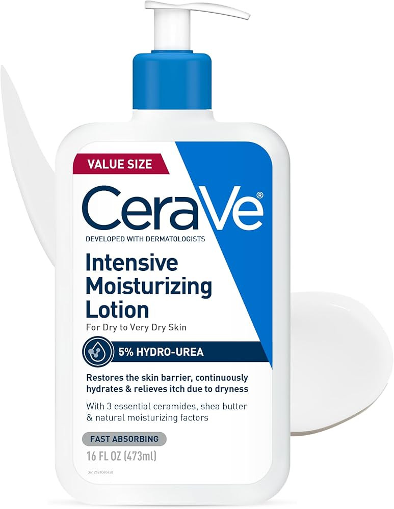 CeraVe Intensive Moisturizing Lotion | Hydro-Urea + Shea Butter | Body Lotion For Dry Skin | Reli... | Amazon (US)