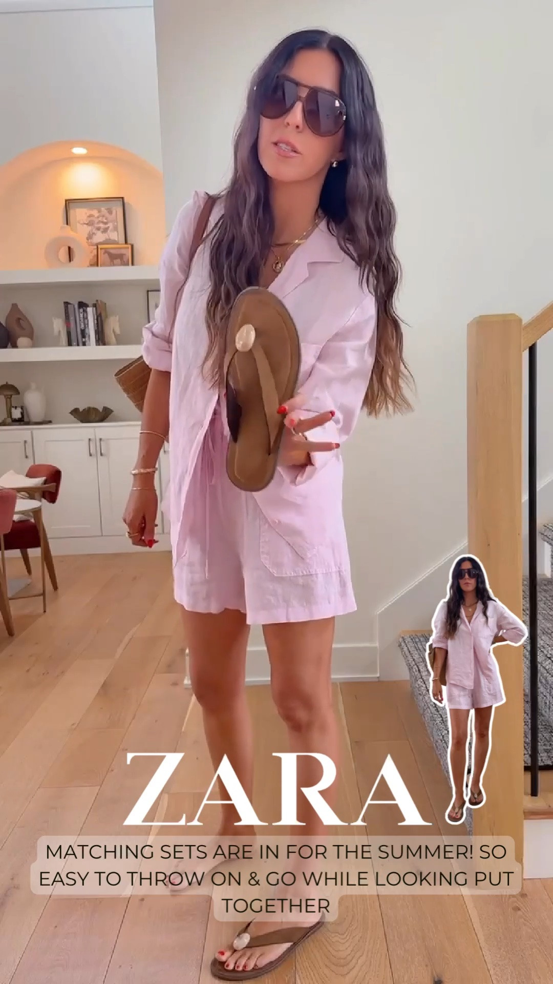 Wearing the set in a small! Worth every penny. Perfect for summer 🤍

@Zara

#LTKootd #LTKgrwm #LTKSaleAlert