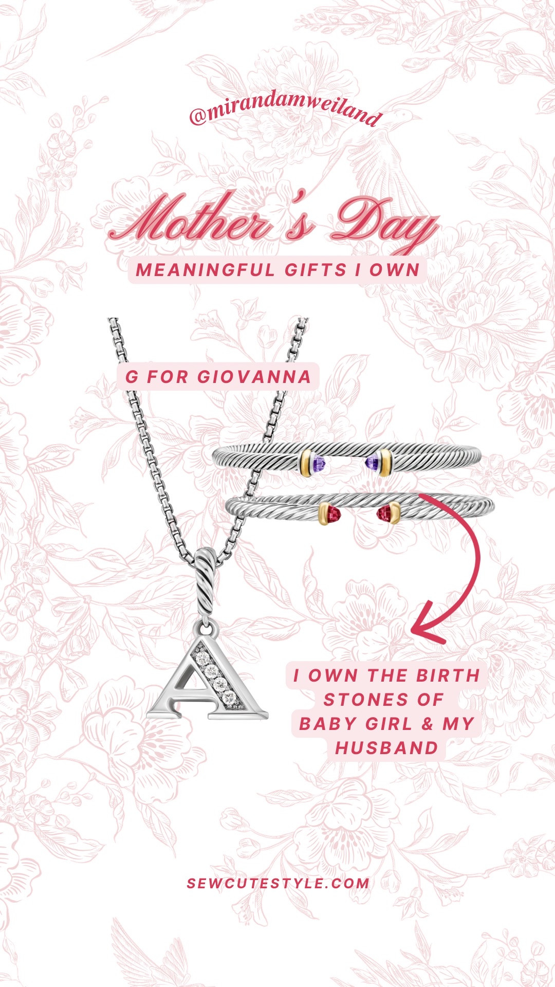 Mother’s Day gift ideas she’ll actually love 💐 I own all of these gorgeous jewelry pieces! Pick up a birth stone themed cable bracelet for mom for each of her kids, or even grandkids for Mother’s Day. I also have this initial necklace with my daughter’s G initial. Perfect subtle Mother’s Day gift she’ll actually wear on repeat! 

Mother’s Day gifts / gift guide for mom / thoughtful gifts for her / luxury Mother’s Day gifts / new mom gifts / mom custom jewelry / Mother’s Day jewelry gift ideas / birthstone jewelry gift / initial necklace  / Mother’s Day gift ideas / mom gift ideas / gifts for mom 

#LTKmomlife