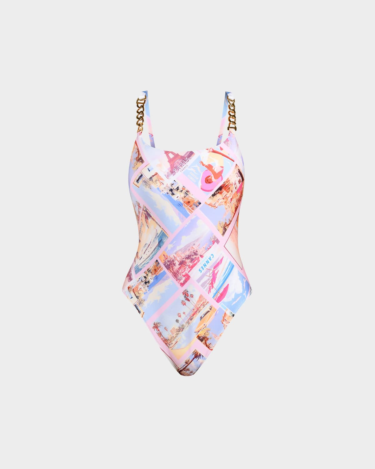 Remi Postcard One-Piece Swimsuit | Neiman Marcus