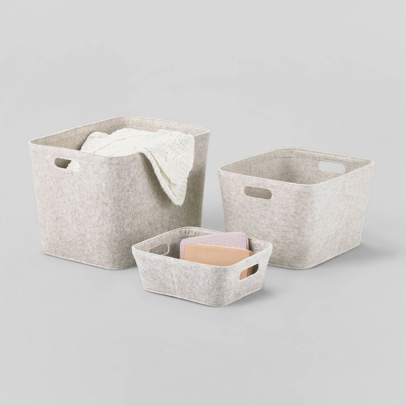 Felt Basket with Stitching - Brightroom™ | Target