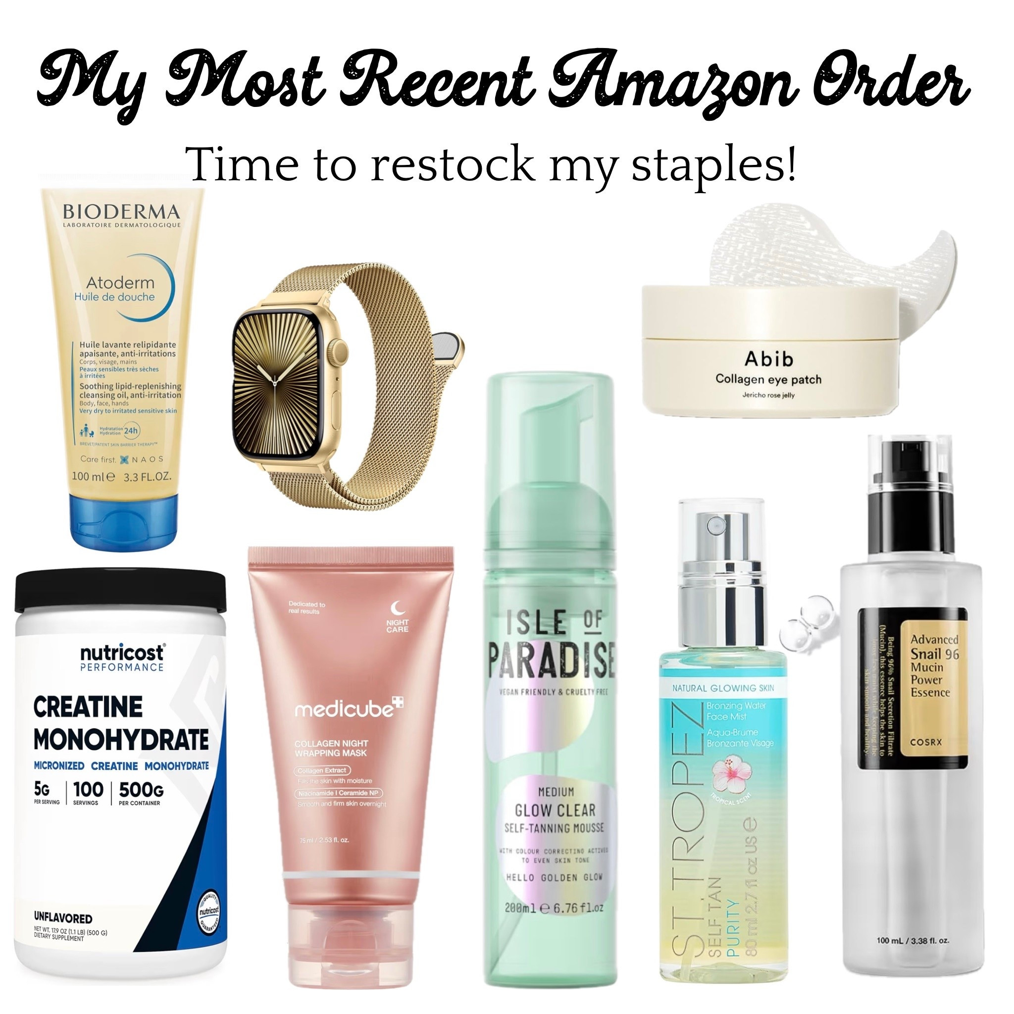 My most recent Amazon order, stocking up on some of my staples! 

Amazon finds // skincare // day in my life // daily routine 

#LTKmorningroutine #LTKmomlife #LTKgrwm