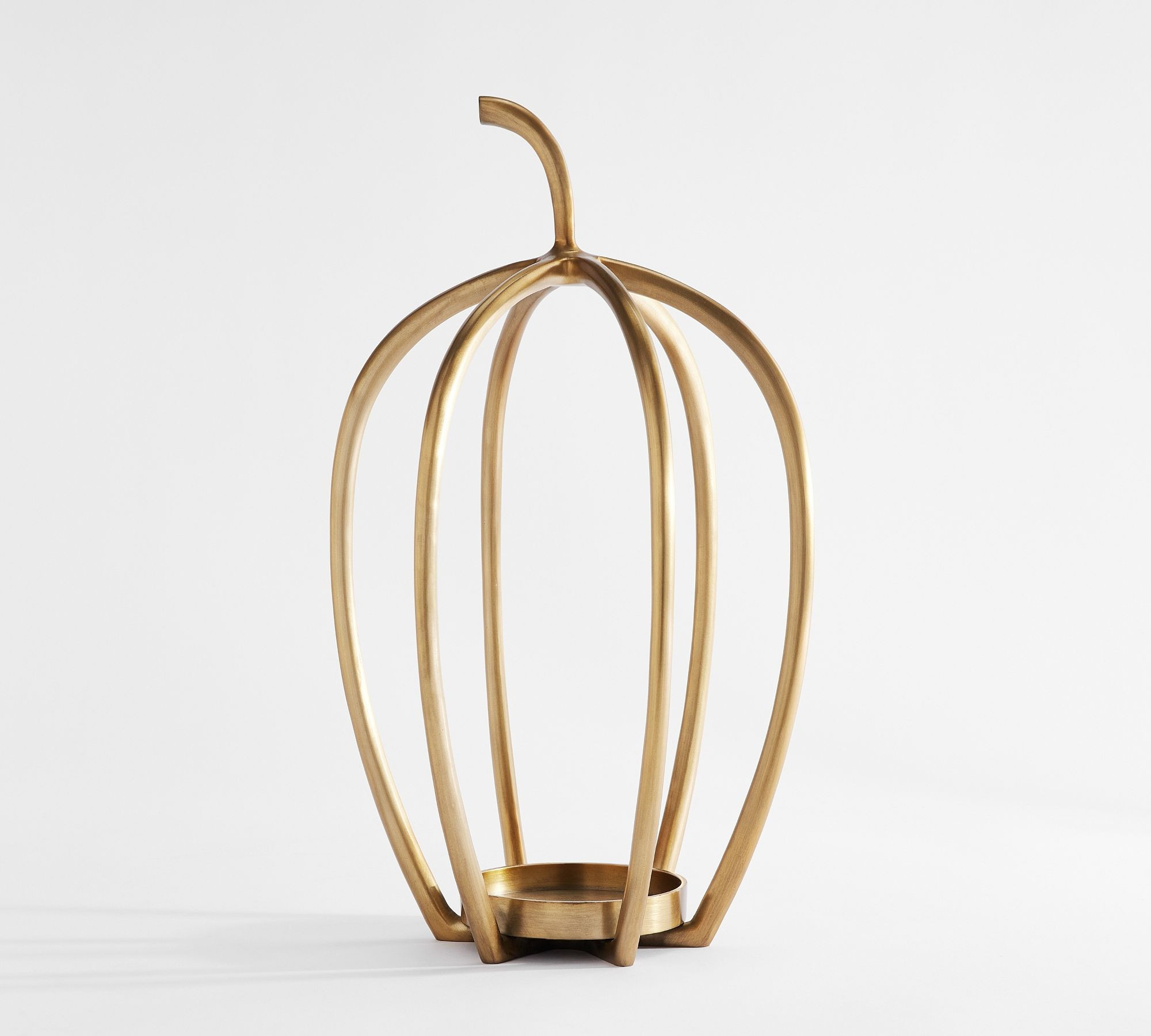 Handcrafted Fallon Pumpkin Candle Holder | Pottery Barn (US)