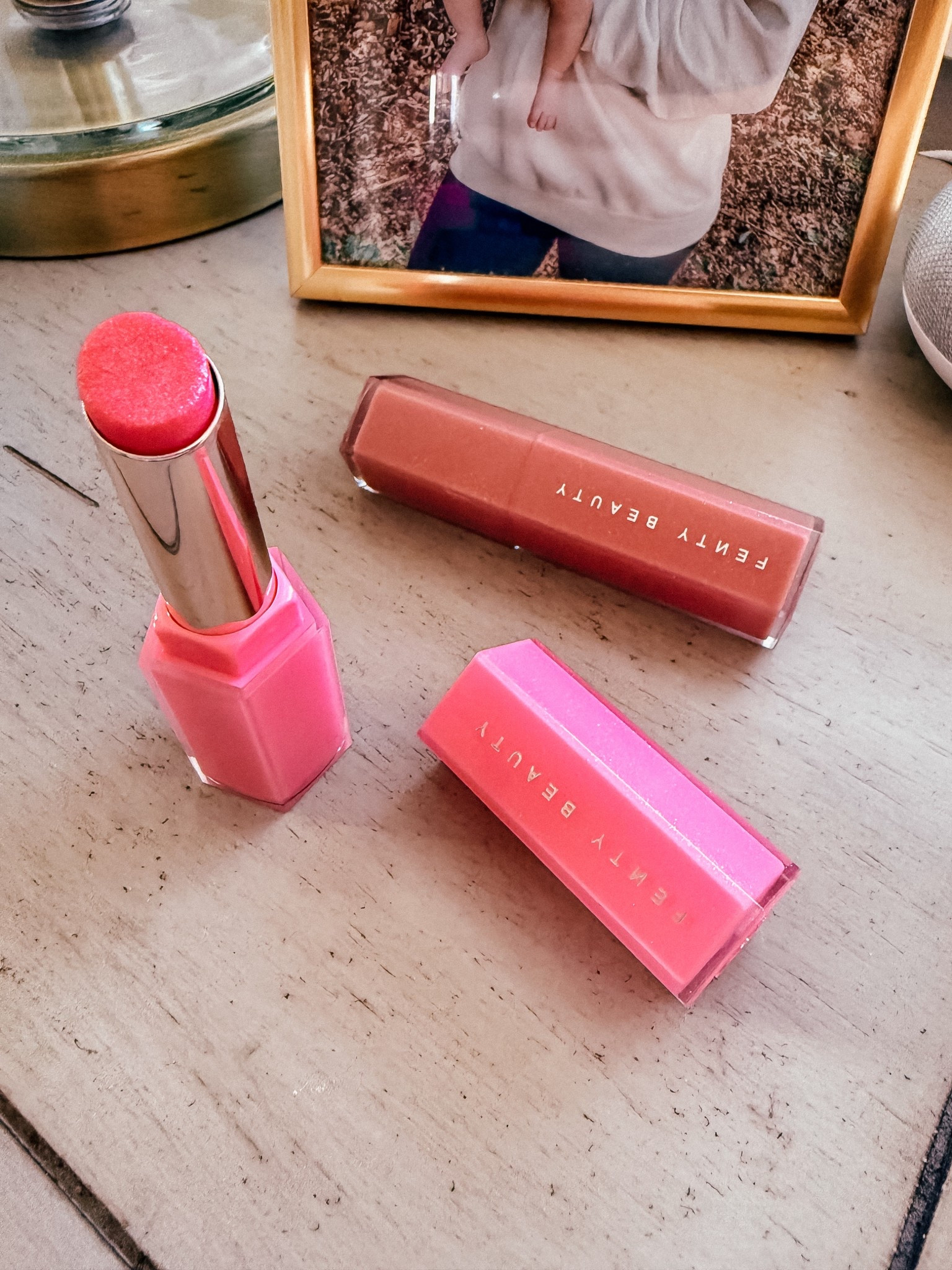 my newest beauty obsession: these lip gloss sticks by fenty beauty! Love these shades - fussy and flamingo fling! 

#LTKBeauty #LTKFindsUnder50