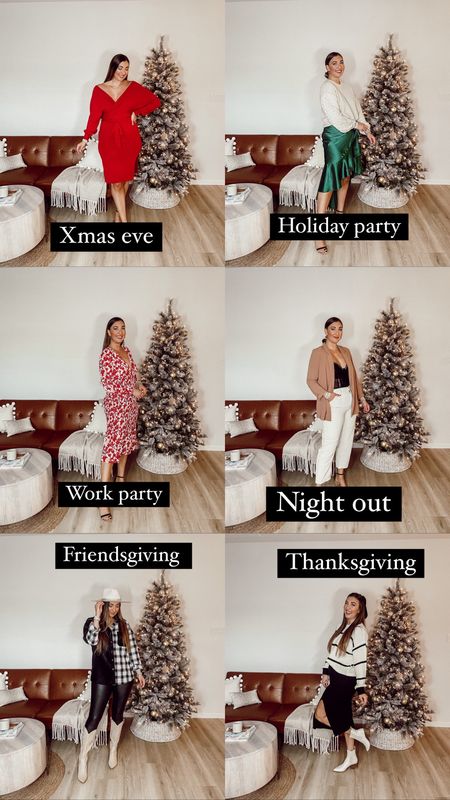 Holiday outfit - Christmas outfit - thanksgiving outfit. @cupshe #cupshe #cupshecrew #cupsheconfidence SALE!! 

#LTKHoliday #LTKGiftGuide #LTKCyberweek