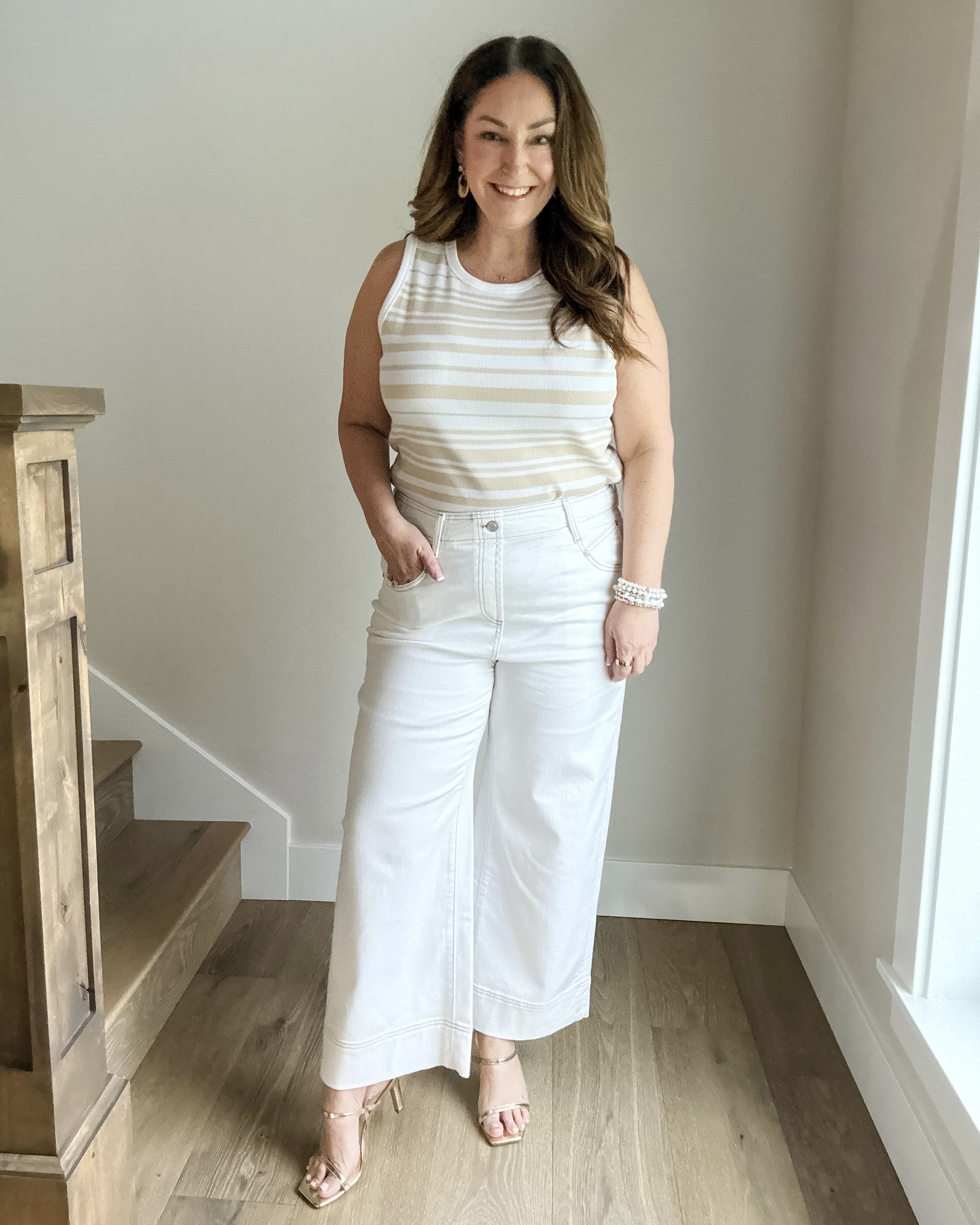 40% off Summer tanks and tees that are elevated for a summer outfit wearing large/ 2 in tops | 2.5 / 14 in bottoms

#LTKMidsize #LTKSaleAlert #LTKOver40