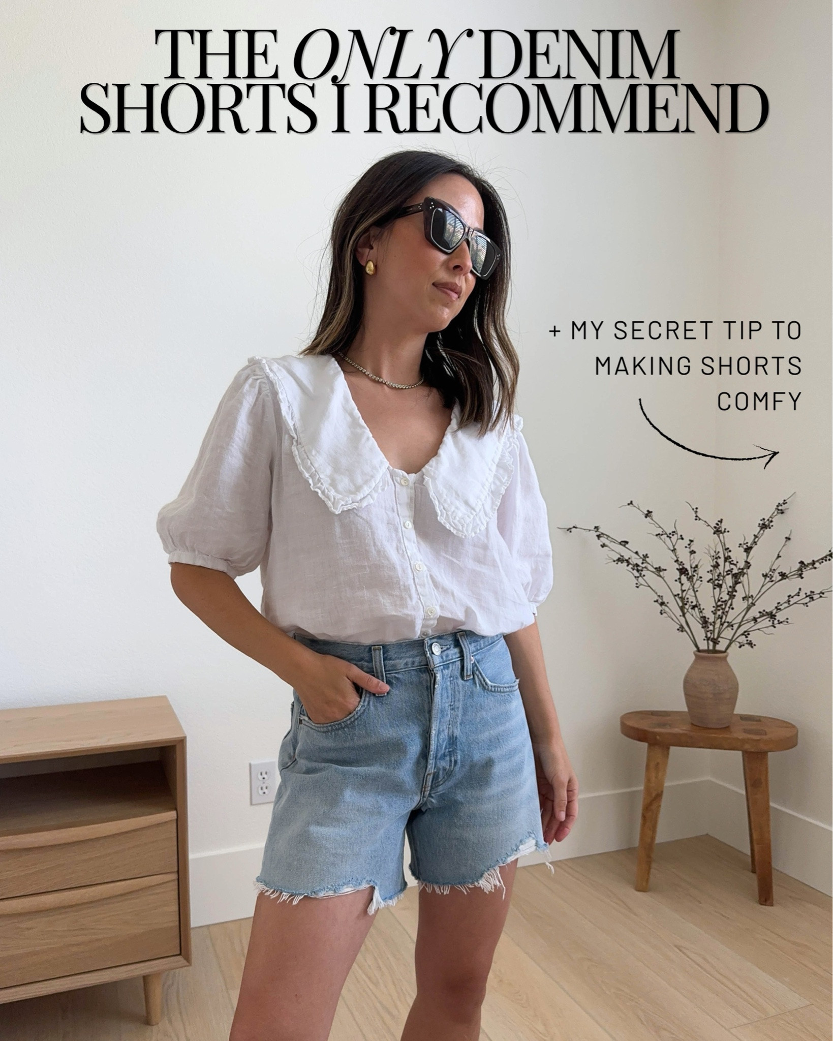 The denim shorts I recommend to all my mom friends. The 4.5” inseam is what makes these so good - not too short, not too long. Comfortable, flattering, and easy to style multiple ways.

Look 1:
Tuckernuck stripe tee xs 
Agolde Parker in Community 25 
Tkees phoebe sandals 5 
J.crew raffia bag 
Quince earrings 
Dorsey James necklace 15"

Look 2:
Zara top small 
Agolde Parker shorts 25 
Hermes Oran sandals 35 
J.crew bag 
Polo hat 
Electric Picks earrings 
Electric Picks necklace

Look 3:
Velvet linen top xs - old, linked similar. 
AGOLDE Long Parker shorts 25 
J.Crew earrings 
Dorsey James necklace 15" 
Celine Sunglasses

Look 4:
Kule tee small 
AGOLDE Parker Long shorts 25 
Staud flats 35 
Marea tote - old, linked similar. 
Polo Ralph Lauren hat 
J.Crew earrings 

Look 5:
Aritzia top small - old, linked similar.
Madewell tote - old. 
Mansur Gavriel flats 35

Look 6:
Agolde shorts 25 
J.Crew flats 5 
Jenni Kayne hat xs/s - old, linked similar. 
Marni tote small 
Le Specs sunglasses

#LTKmomlife #LTKPetite