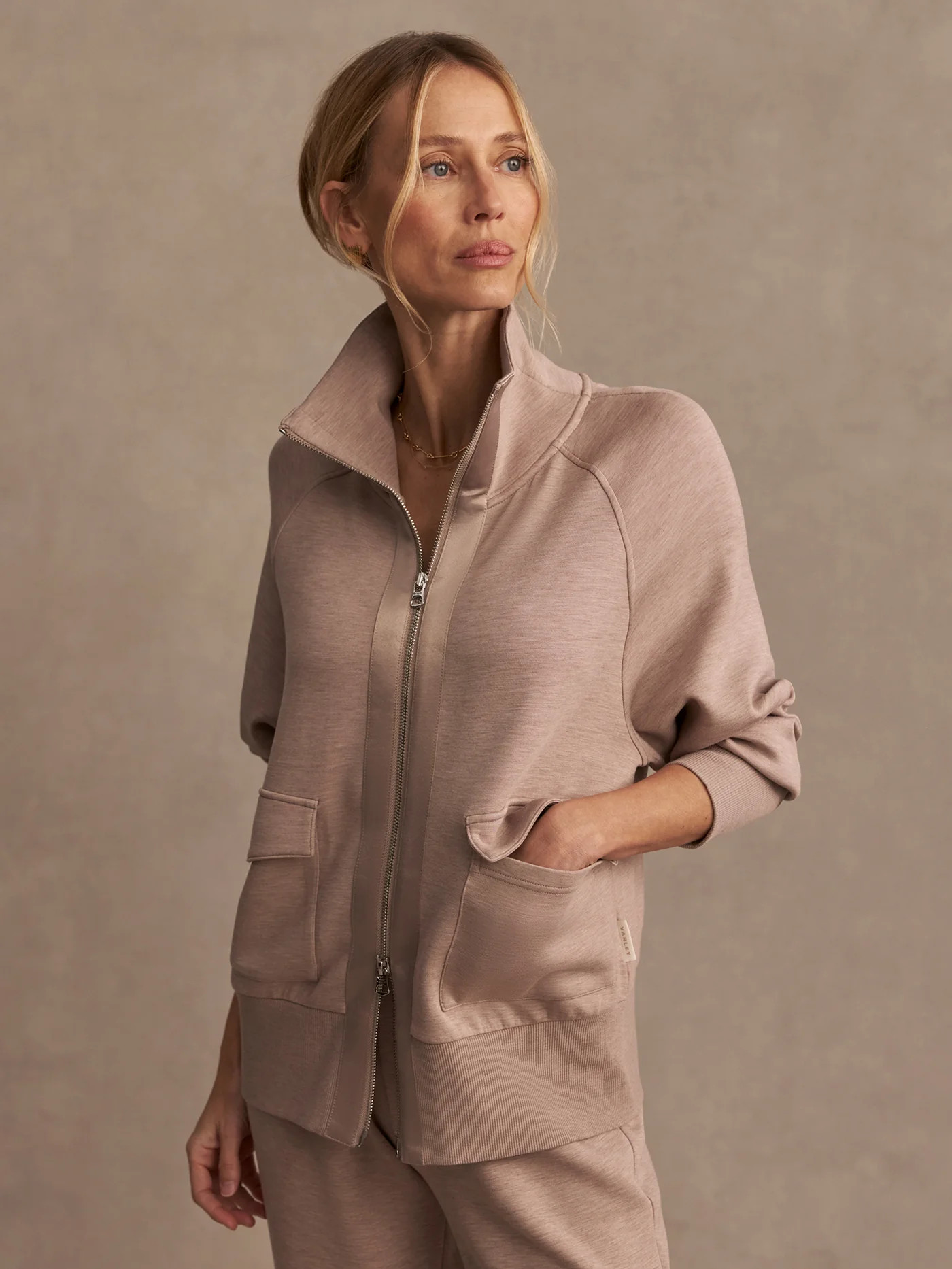 Roxbury Zip-Through Sweat | Varley Us | Varley US