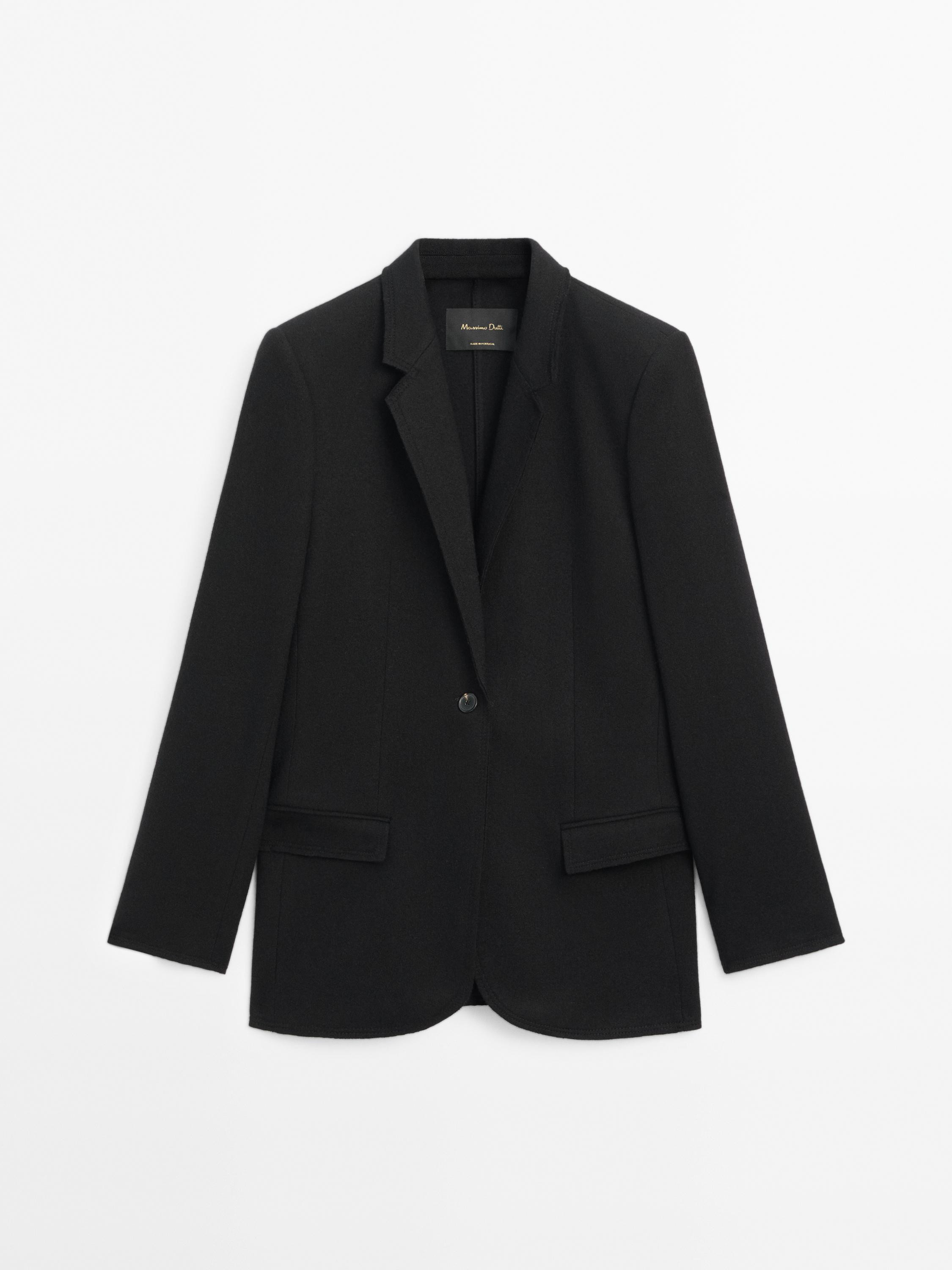 100% wool tailored blazer | Massimo Dutti US