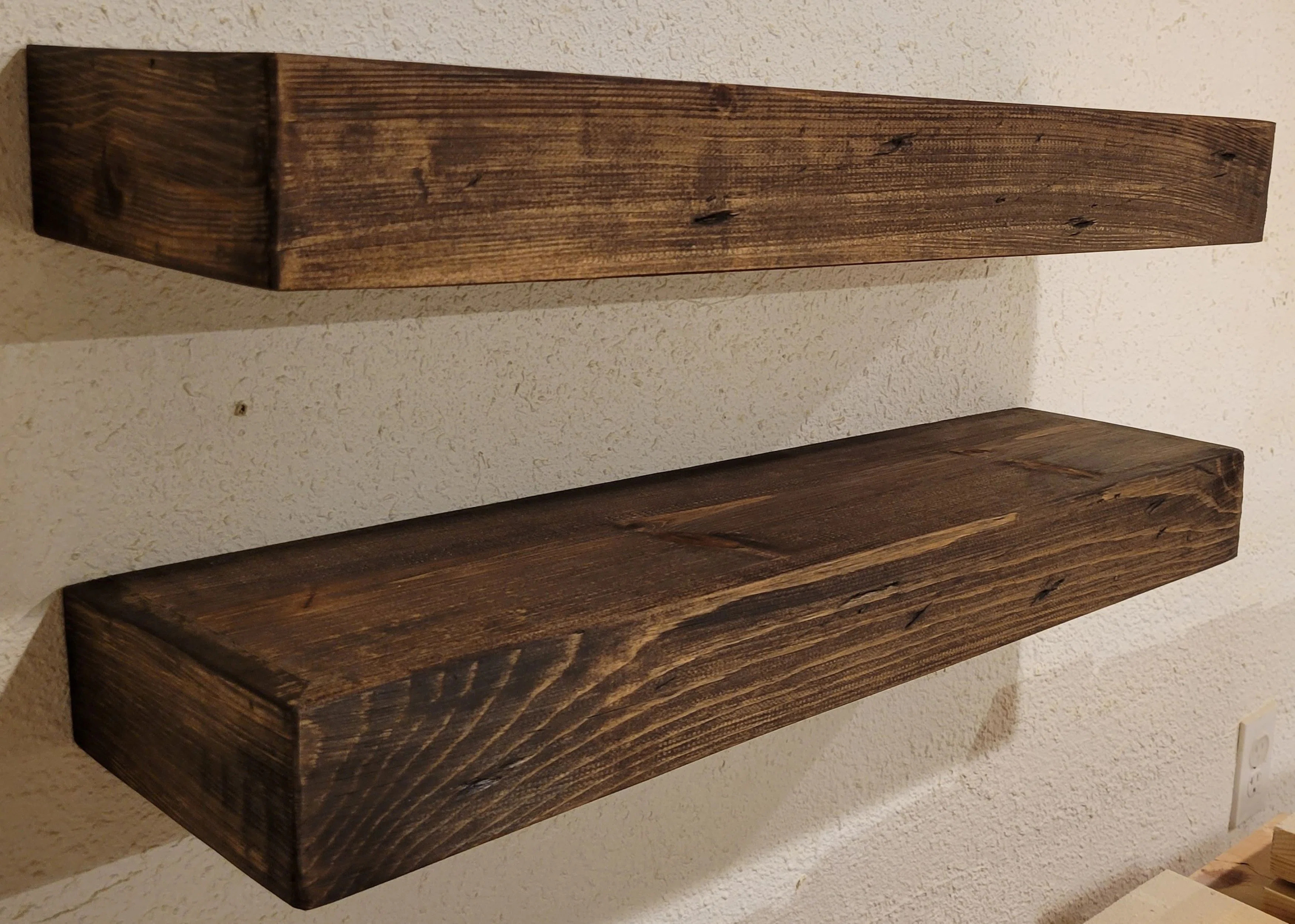 Arzhin Pippi Modern Floating Shelves 3 Inches Thick (Set of 2) | Wayfair North America