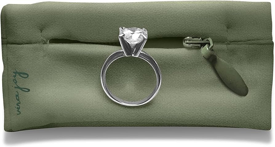 Wristband Ring Holder | Engagement & Wedding Ring Protector | for Yoga, Rock Climbing, Running, S... | Amazon (US)