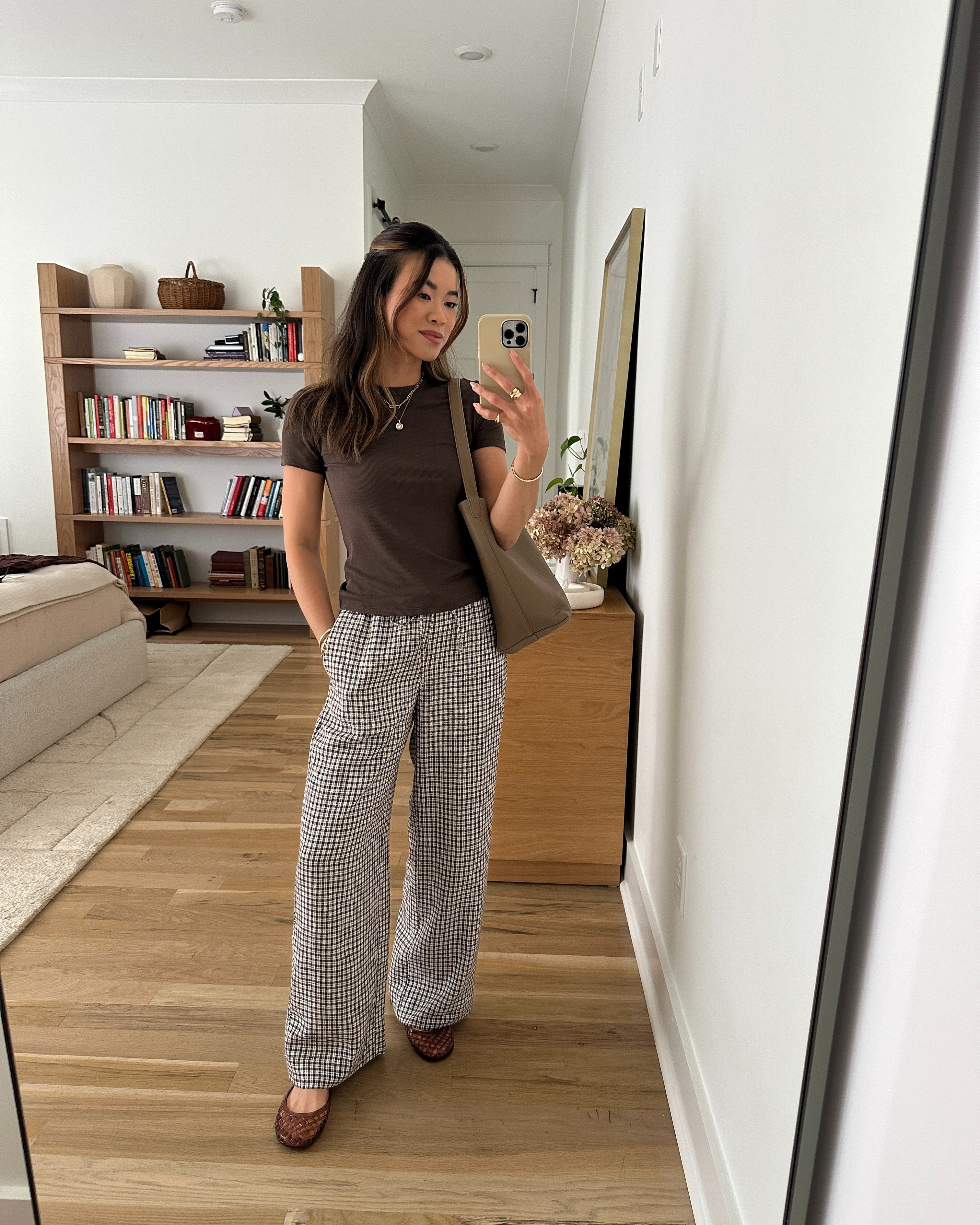 Fall outfit inspo! This @abercrombie brown tee is perfect for everyday wear.
Use my Abercrombie stackable discount code AFCHLOE for an additional 15% off. Be sure to shop the Abercrombie denim sale 25-50% off all jeans & 20% off almost everything else now until Aug 10th!

Sizing info:
-Abercrombie A&F Gemma Linen-Blend Wide Leg Pull-On Pant (Size XXS Short in Brown Plaid)
-Abercrombie Modal-Blend Lounge Rib Baby Tee (Size XS in Brown)


Petite style, petite fashion, mom outfit, mom style, petite pants, petite outfit ideas, petite outfits, best pants for petite, petite gingham pants, spring style, spring outfits, vacation outfits, summer outfits, fall pants, autumn top, petite fall outfits, abercrombie pants, fall sale, Abercrombie sale, sale,

Denim Promo: *Offer valid online only August 5, 2026 to August 10, 2026 in US/CA. Excludes clearance. Online price reflects discount.
Extra 20% Off: *Offer valid in stores and online August 5, 2026 to August 10, 2026 in US/CA. Exclusions apply as indicated. Online price reflects discount.
Promo Code: *Use code AFCHLOE to get an additional 15% off almost everything in stores and online at checkout from August 5, 2026 to August 10, 2026 in US/CA. Exclusions apply. See details online.

#LTKSeasonal #LTKSaleAlert #LTKTravel