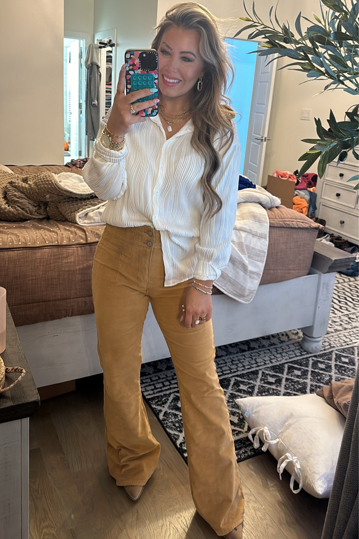 Sunday church outfit! Shirt is on my Amazon storefront! 