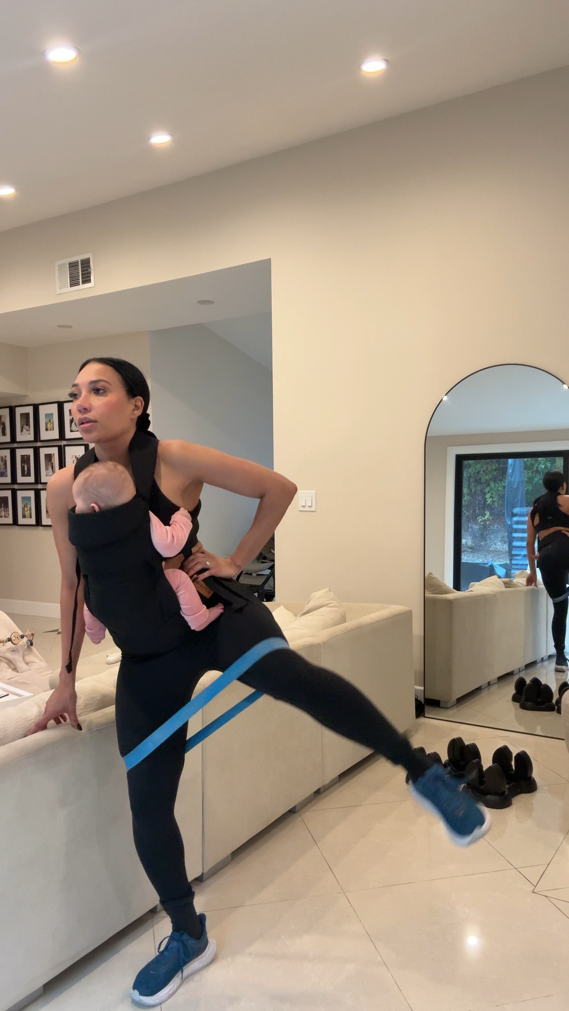 Working out with my baby 🥰🩷

#LTKFamily #LTKBaby