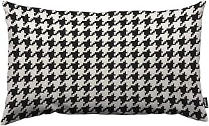 HOSNYE Hounds Tooth Pixel Throw Pillow Cover Black and White Fabric Linen Fabric for Couch Bed So... | Amazon (US)