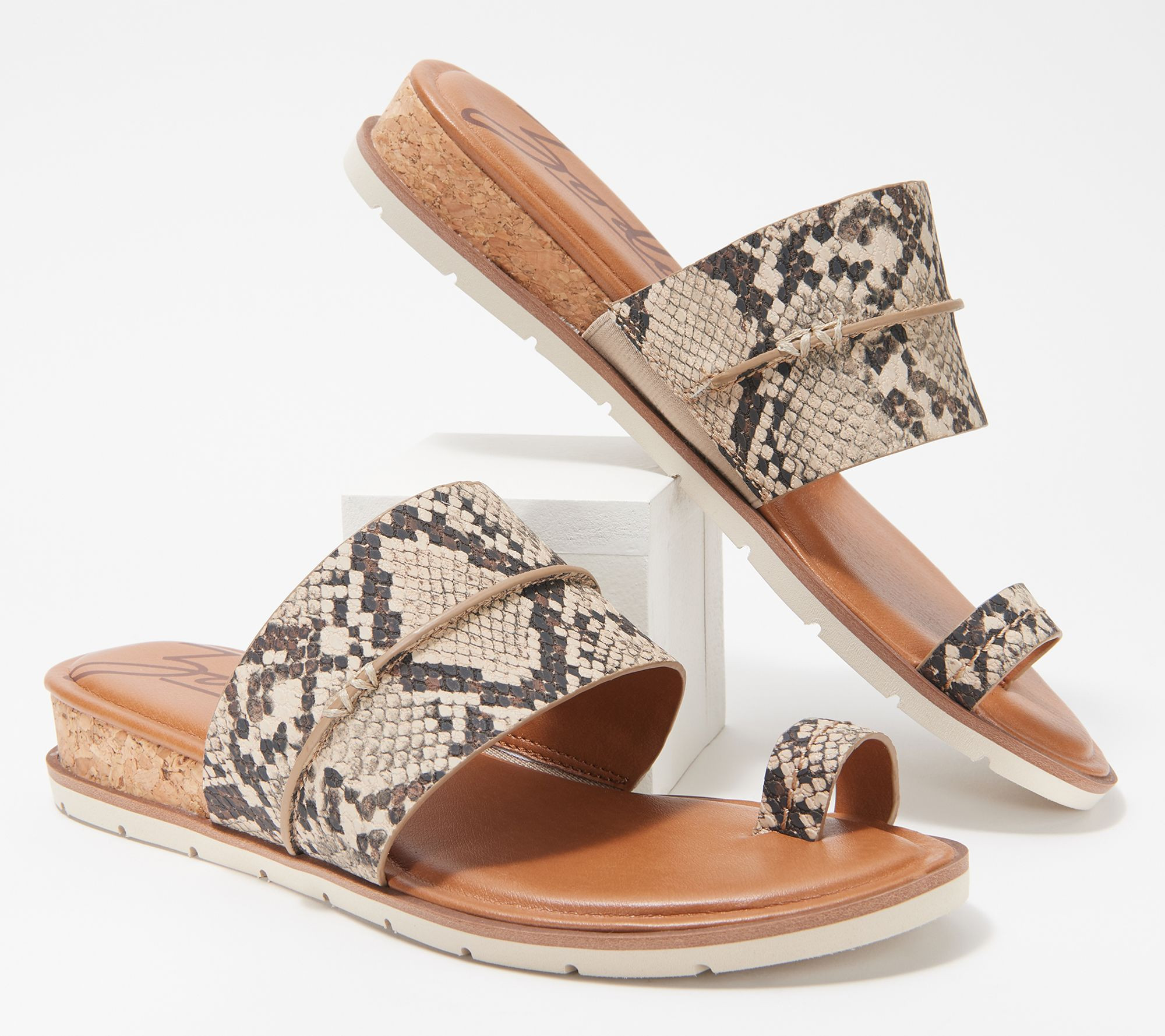 Zodiac Toe Loop Sandals - Adelanto | QVC