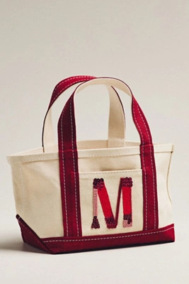 The Hartley Monogram Mini Canvas Tote by Maeve | Anthropologie (US)