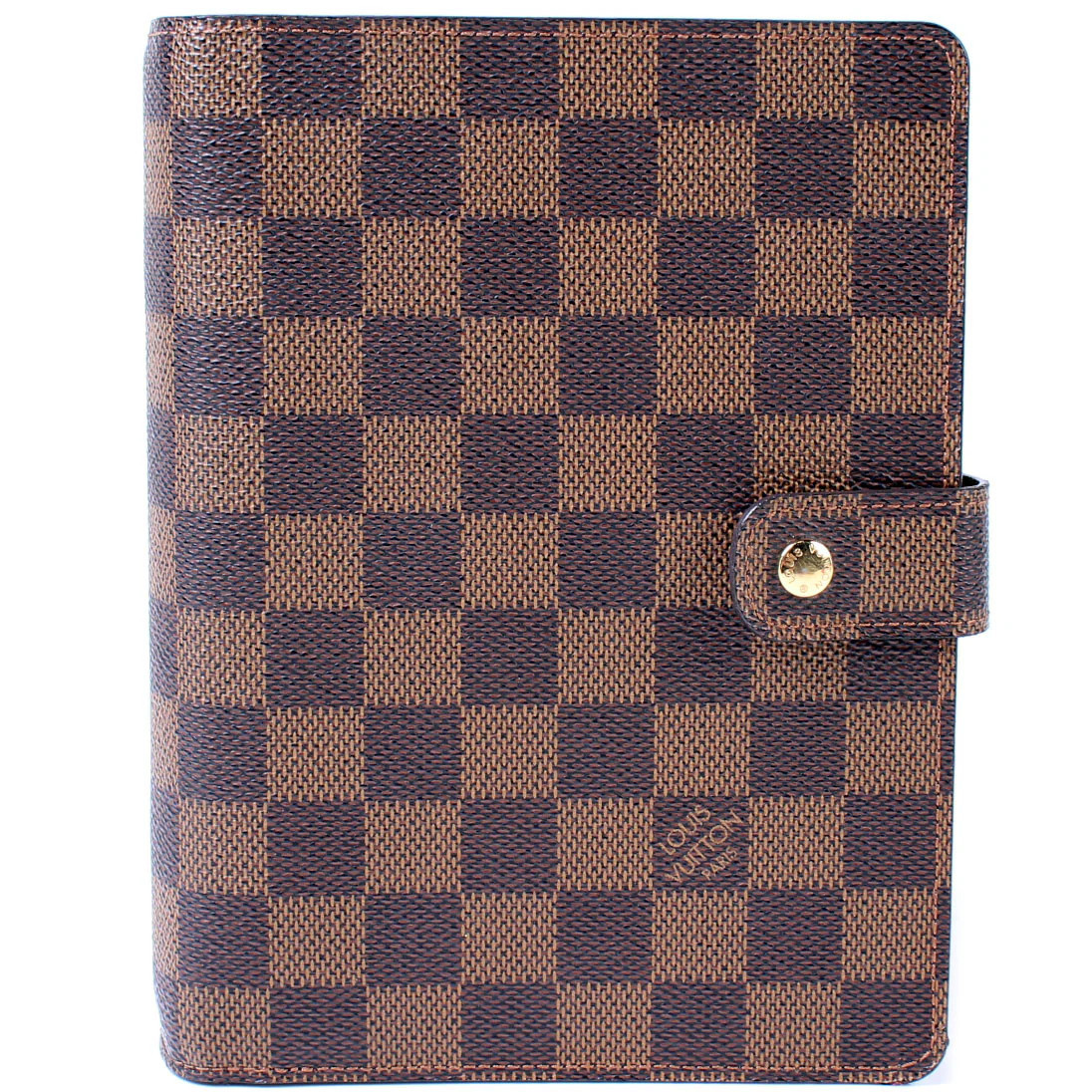 Agenda Medium Ring Damier Ebene | Keeks Designer Handbags