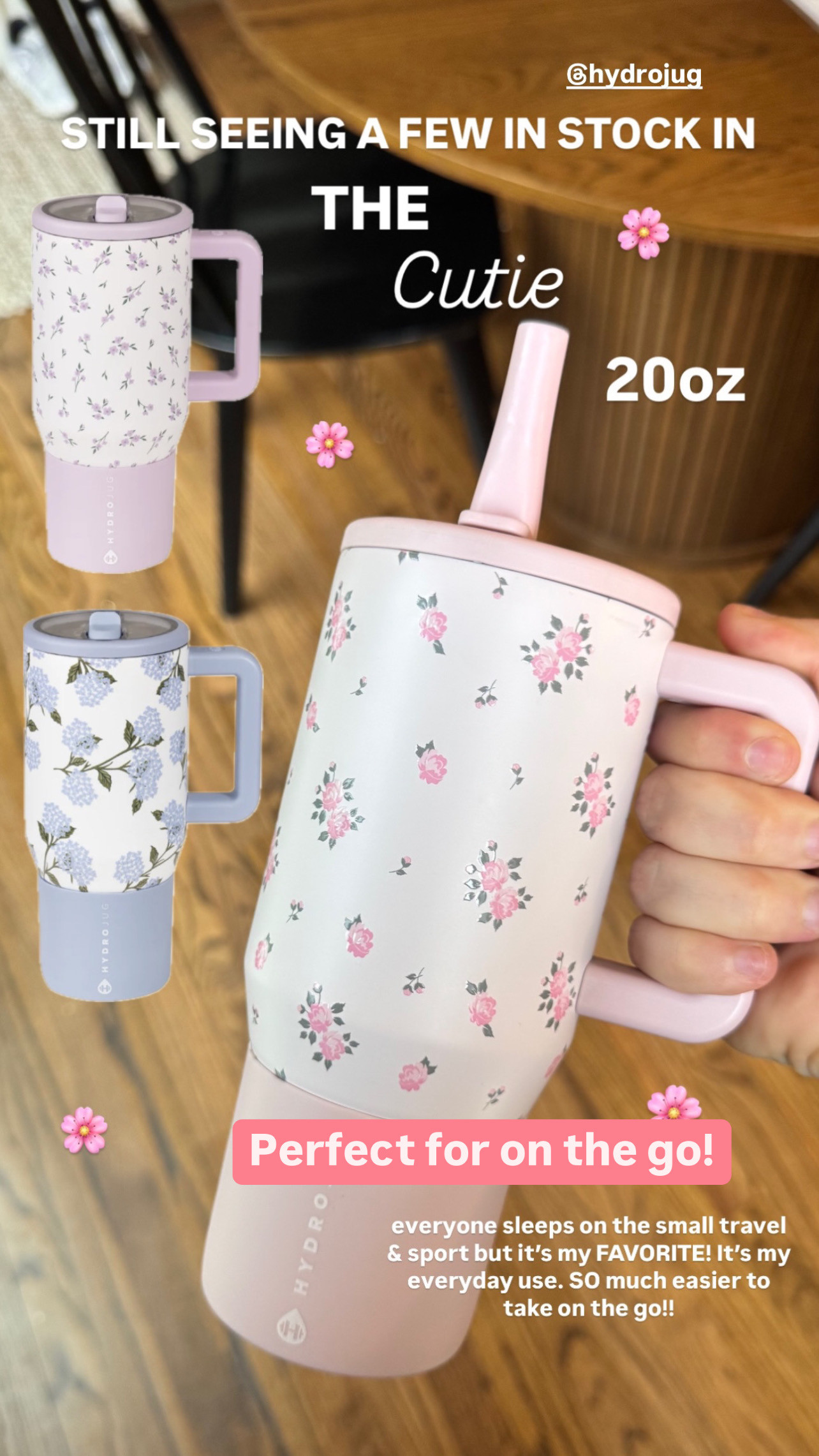 Obsessed with the Floral Collection from Hydrojug! I absolutely love these tumblers! Amazon and Dicks both have the gorgeous wild rose and lots of other cute prints in stock!!  A great Mothers Day Gift idea!

 

#LTKActive #LTKFindsUnder50 #LTKFindsUnder100