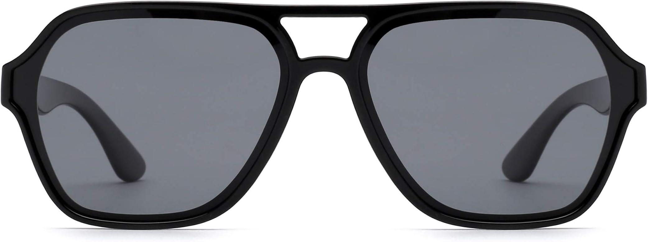 GLINDAR Men's Polarized Aviator Sunglasses Vintage Square Driving Glasses | Amazon (US)