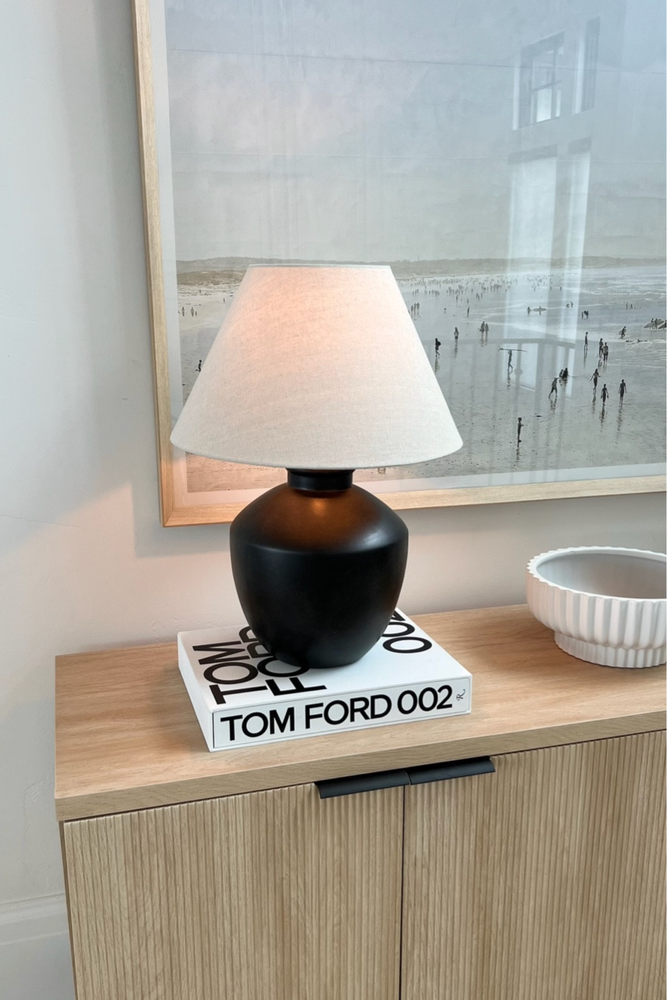 Entryway console table details 🤍

Entry decor; home decor; neutral home decor; black table lamp; white ceramic bowl; beach print; wall art; console table; Walmart; Christine Andrew 

#LTKMostLoved #LTKstyletip #LTKhome