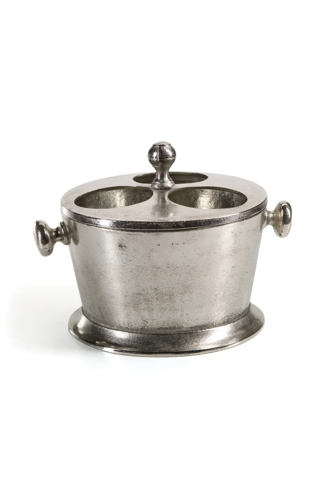 Three Bottle Wine Holder - Silver | THELIFESTYLEDCO