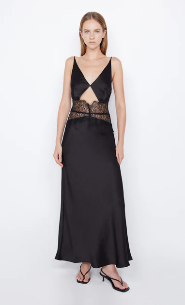 CAMILLE MAXI DRESS - BLACK/BLACK | Bec & Bridge (Global)