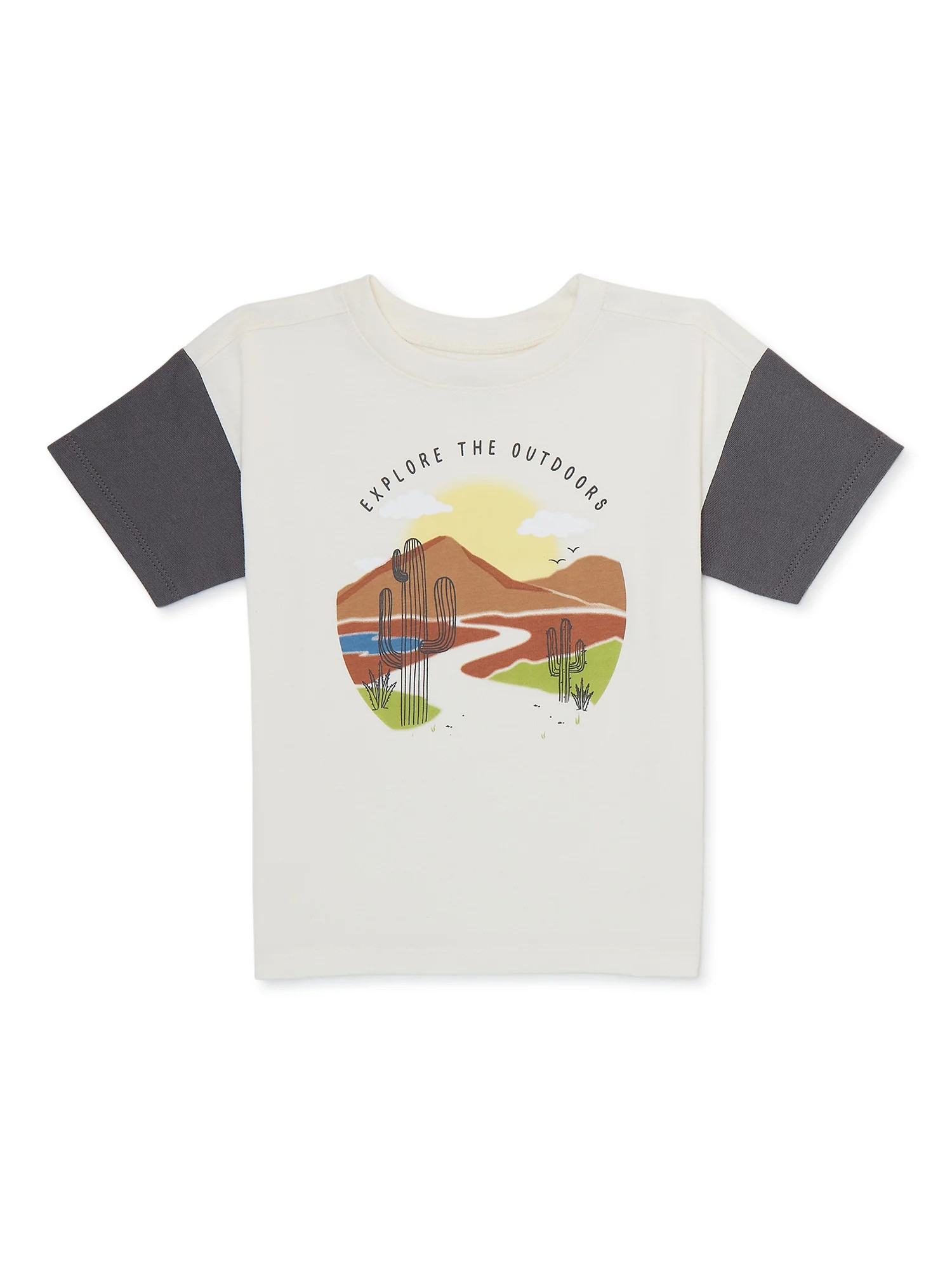 Garanimals Toddler Boys Short Sleeve Graphic Tee, Sizes 12M-5T | Walmart (US)