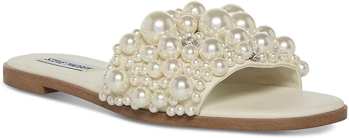 Steve Madden Women's Knicky Flat Sandal | Amazon (US)