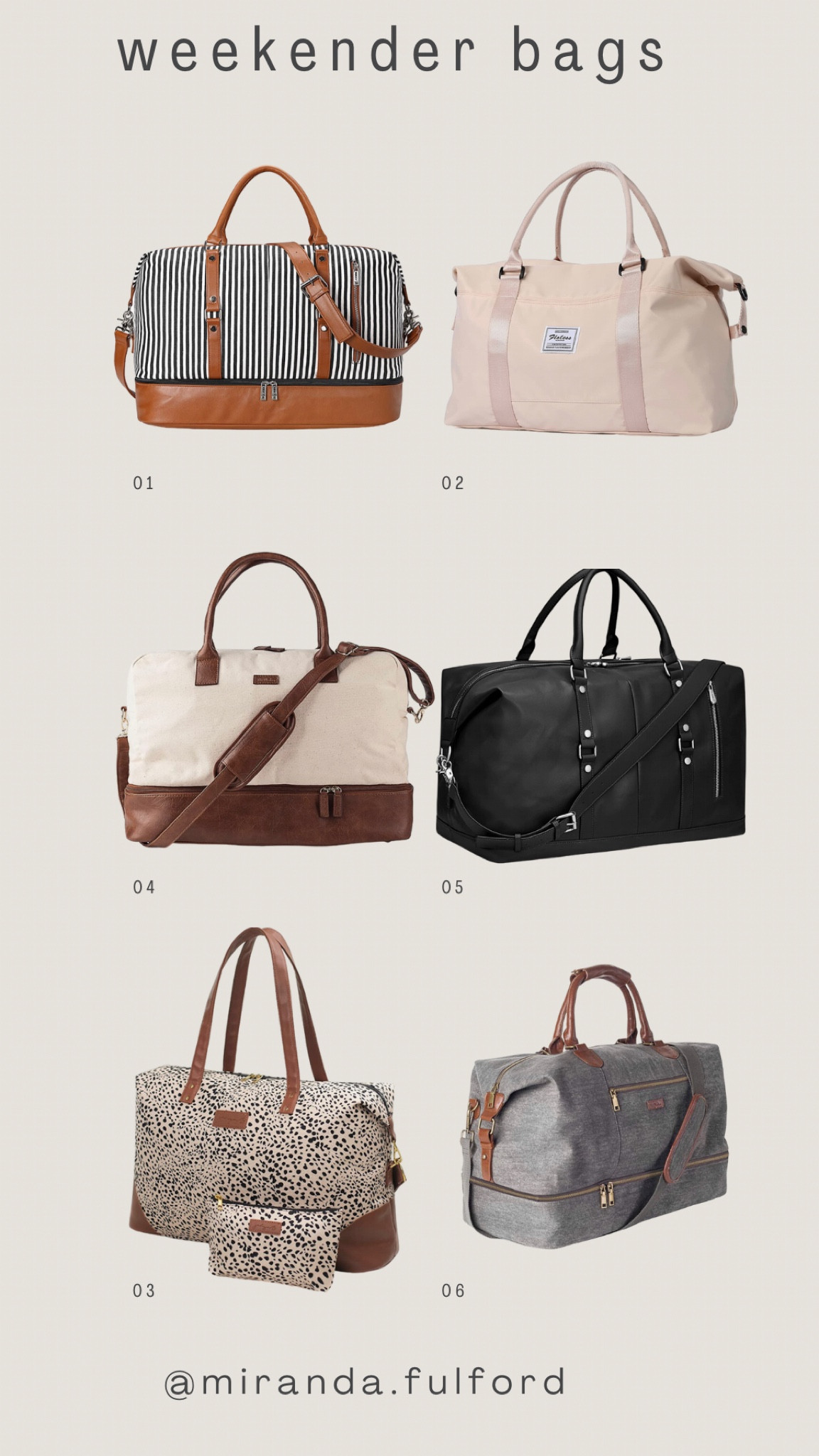 Nothing beats a great weekender!

#LTKtravel #LTKunder50 #LTKitbag