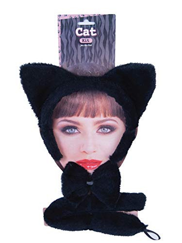 Forum Novelties Women's Cat Costume Accessory Kit, Black | Amazon (US)