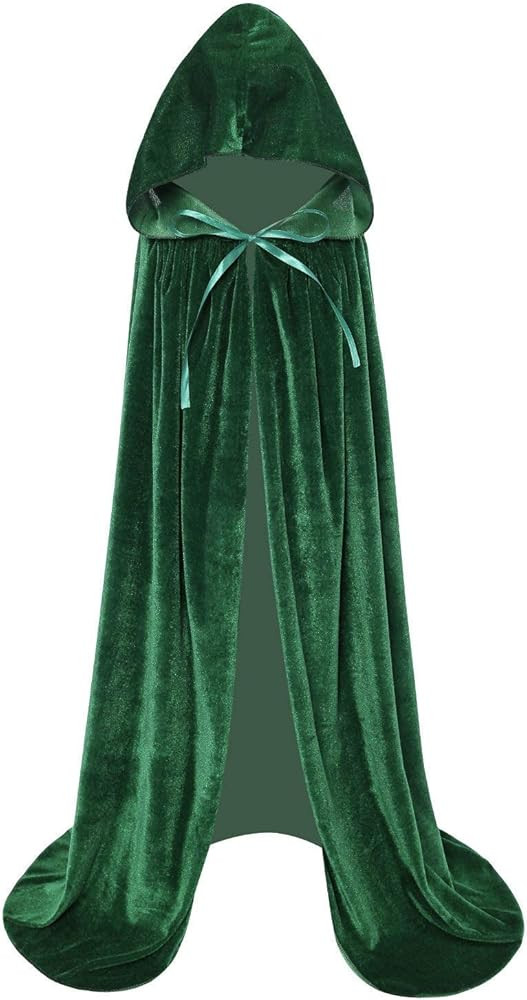 Makroyl Kids Velvet Cloak Cape With Hooded For Halloween Christmas Cosplay Costumes | Amazon (US)