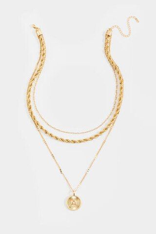 Zoey Layered Chain Pendant Necklace - francesca's | Francesca's