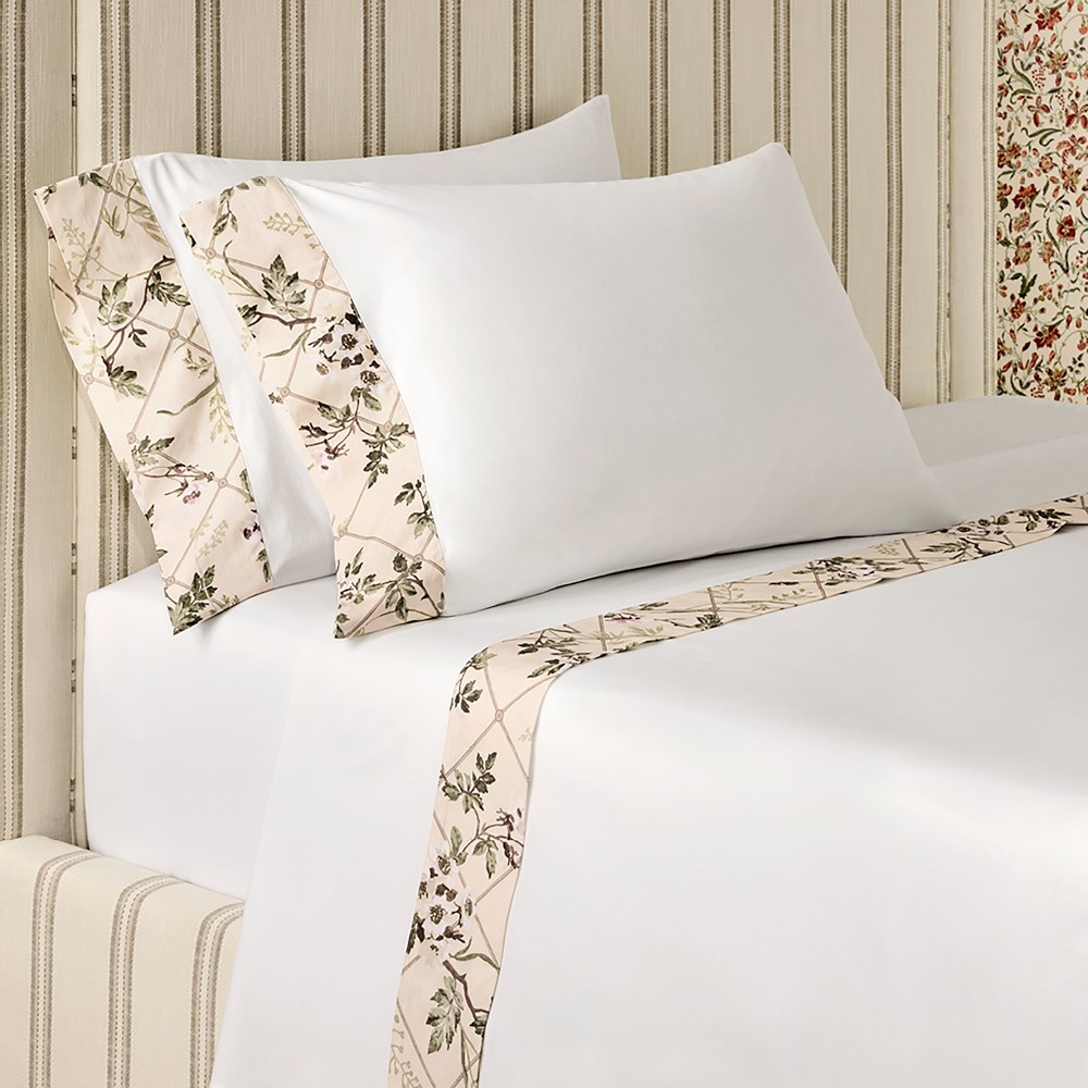 Hill House x Williams Sonoma Home Climbing Vine Cuff Pillowcases | Williams-Sonoma