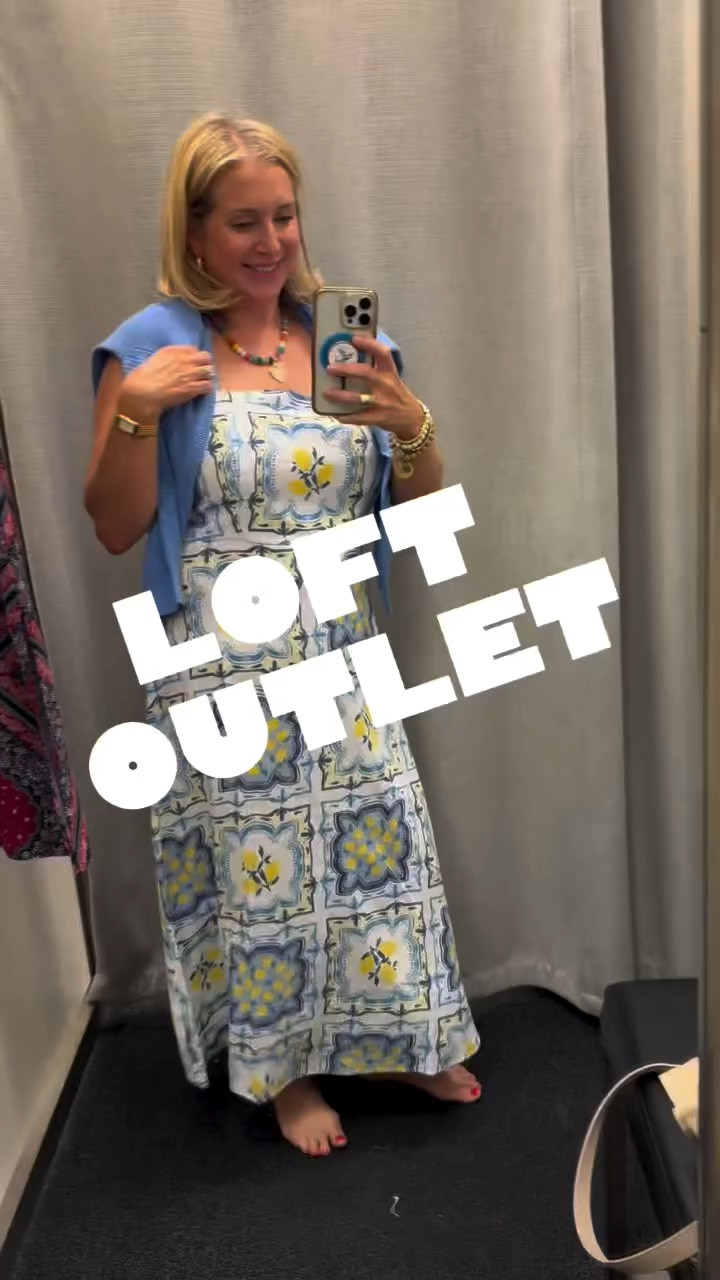 Quick stop into the @loft outlet!! How cute is this lemon print 🍋?! Safe to say yellow, blue, and white are the colors Spring/Summer 2026! 💙🤍💛

#midsize #tryon #midsizestyle #midsizefashion #loftoutlet