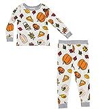 Amazon.com: Mud Pie Kids Children's Unisex Pumpkin Spice Pajama Set, Multi, 5 Toddler: Clothing, ... | Amazon (US)