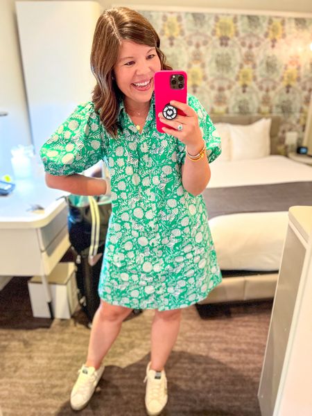 What I wore for an NYC work trip- travel outfit. Work outfit. Spring outfit. 

Wearing a size small in this dress.

#LTKworkwear #LTKfindsunder50 #LTKstyletip