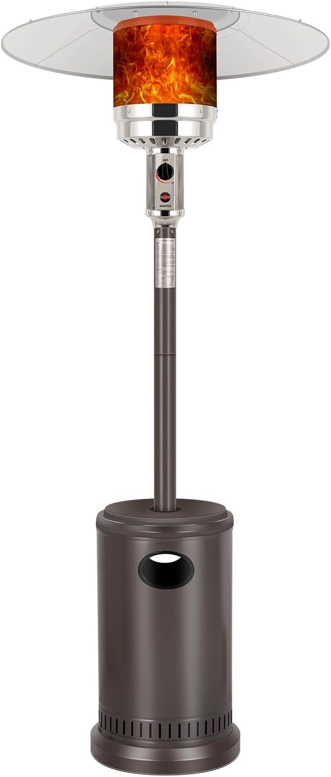 Hykolity 50,000 BTU Patio Heater with Sand Box, Table Design, Double-Layer Stainless Steel Burner... | Amazon (US)