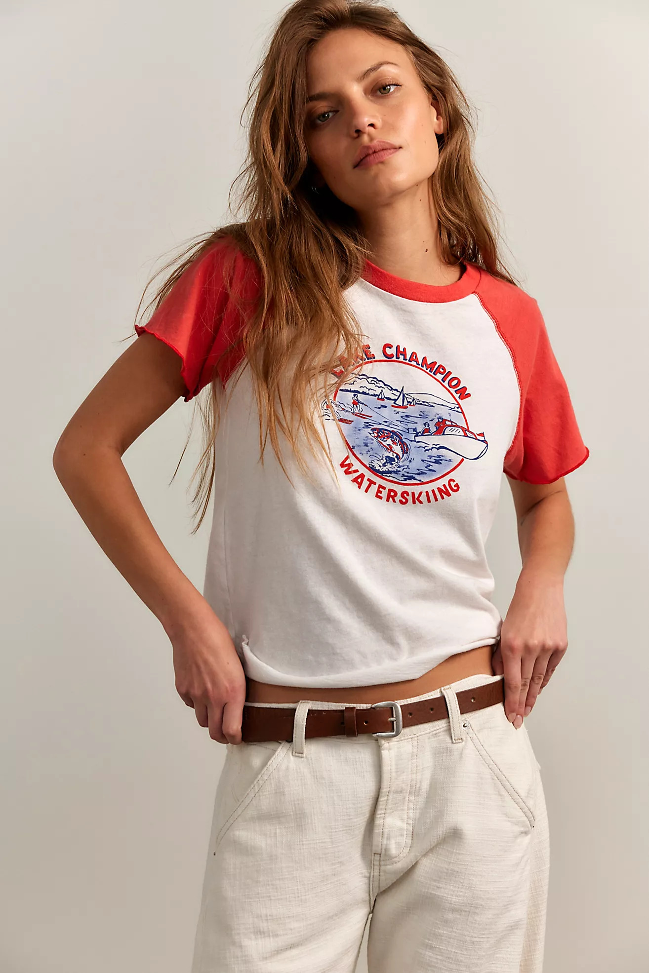 MOTHER The S/S Lake Champion Tee | Free People (Global - UK&FR Excluded)