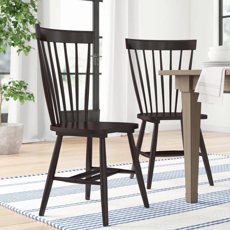 Matanna Solid Wood Windsor Back Side Chair (Set of 2) | Wayfair North America