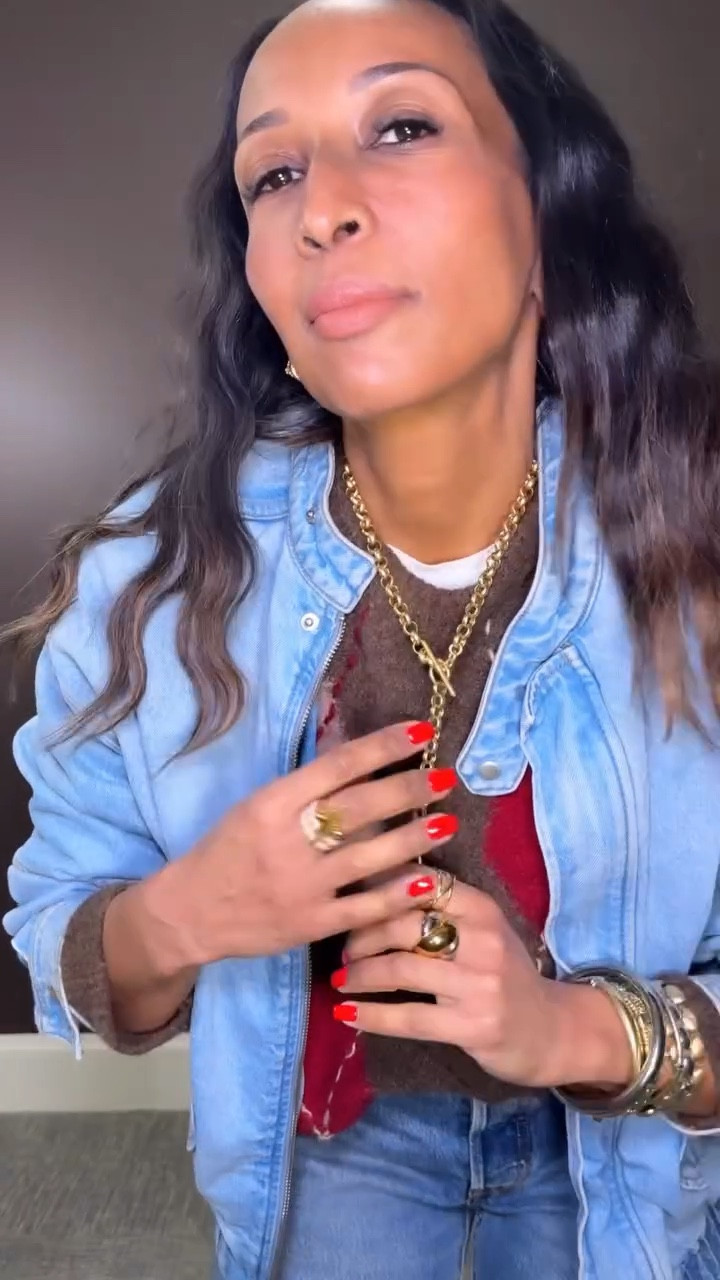 Simple, cozy, and easy layers 🤍
The bomber you guys went crazy for really pulls it all together.

Cozy Saturday outfit with jeans and a sweater, layering a bomber jacket to elevate a simple look, effortless everyday outfit, casual winter layers, weekend outfit inspiration.

#LTKootd #LTKgrwm