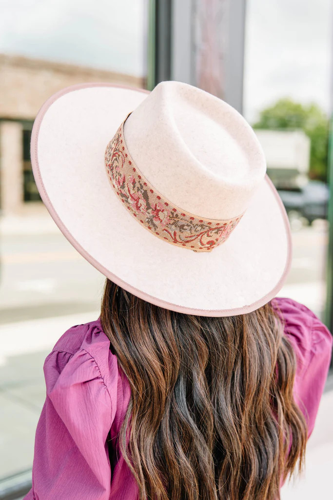 Olive & Pique: Take A Seat Oatmeal White Wool Hat | The Mint Julep Boutique