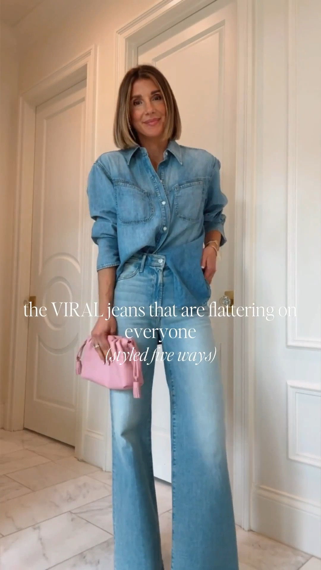 BEST SELLER for multiple weeks — now styled 5 ways for spring. They’re so flattering and fit true to size. 

I’m 5’7 and wearing size 25.

#LTKootd