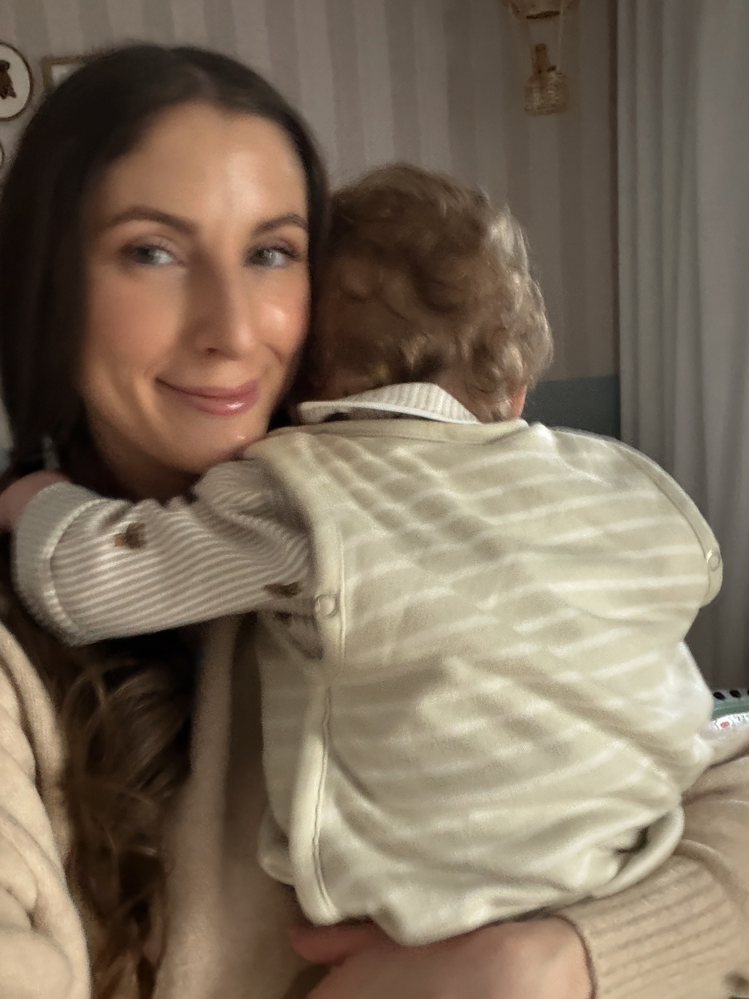 Hugs from my baby in his sleep sack! We transitioned to this sleep sack probably around 5 months and he loves it! It's made of wool so it's a 4 seasons sleep sack! Super high quality and one size fits until 3 years old! Washes and dries easy and doesnt shrink. The quality of the fabric stays the same. 

#LTKmomlife #LTKBaby