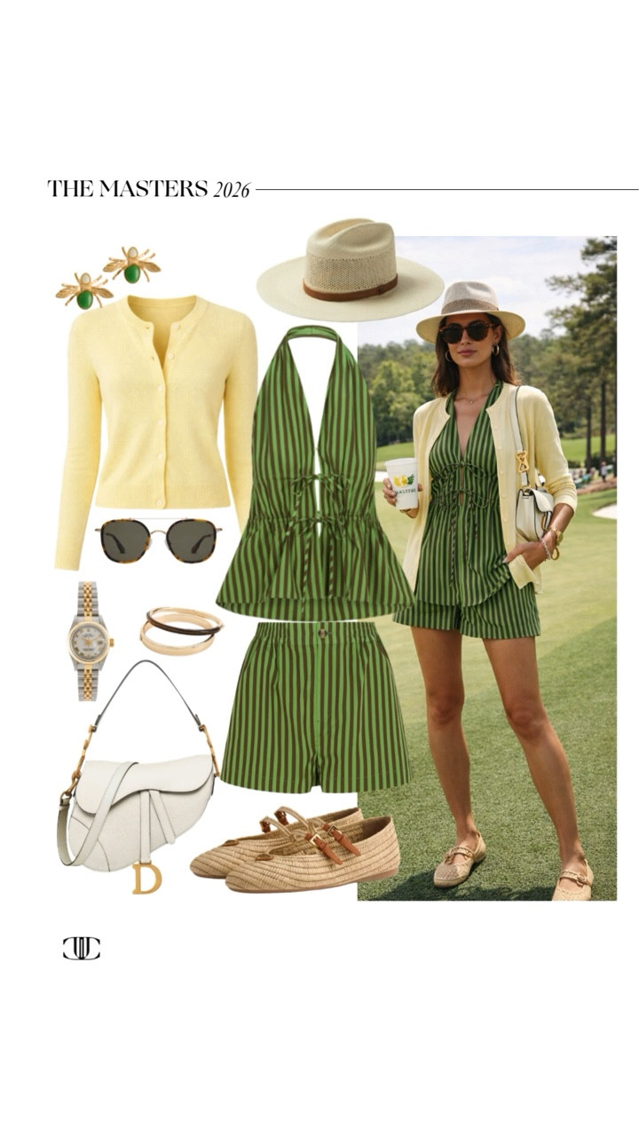 Not sure what to wear to The Masters? Start here ⛳️🌿

Think polished, effortless, and comfortable enough for a full day on the course. From breezy spring dresses and tailored sets to chic, walkable shoes and classic accessories, these looks are made for everything from tee time to clubhouse brunch.

Save this for outfit inspo and tap to shop all my Masters-ready picks. ✨ 

 #LTKStyle #MastersStyle #GolfTournamentStyle #SpringOutfits #PreppyStyle #SouthernStyle #EventStyle #LTKFinds 

#LTKootd #LTKSeasonal #LTKOver40