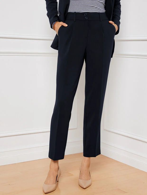Easy Travel Tapered Ankle Pants | Talbots