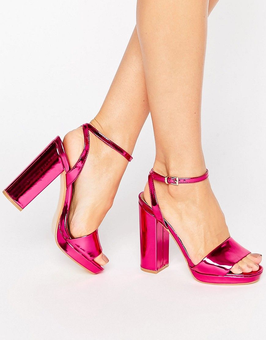 Truffle Platform Sandal - Pink | ASOS US